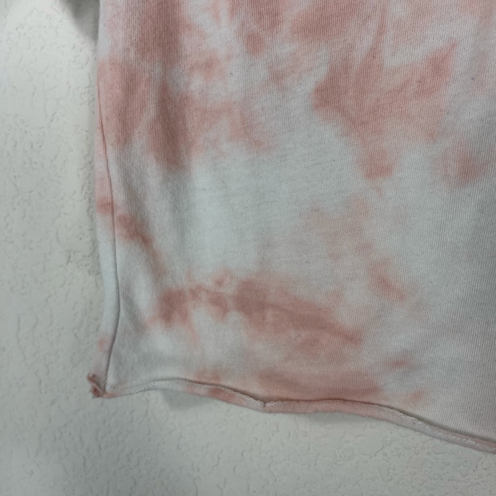 Pink Victoria Secret tie dye crop tee shirt - Picture 7 of 10